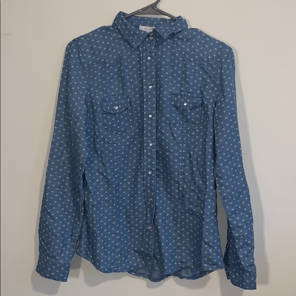 Heart Print Long Sleeve🤍